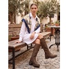image:imageGLOBALWIN Womens Lace Up Back Knee High Fashion Boots19yy29camel