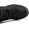image:imageGLOBALWIN Womens Mid Calf To Knee High Boots Dressy Lace Up Combat Boots for Women Low Heel17yy02black