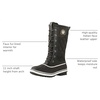 image:imageGLOBALWIN Womens Mid Calf Winter Snow Boots1907black