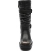image:imageGLOBALWIN Womens Motorcycle Boots Fall Fashion Mid Calf Boots For Women Square Toe Low Heel24yy01 Brown