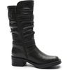 image:imageGLOBALWIN Womens Motorcycle Boots Fall Fashion Mid Calf Boots For Women Square Toe Low Heel24yy01 Brown