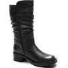image:imageGLOBALWIN Womens Motorcycle Boots Fall Fashion Mid Calf Boots For Women Square Toe Low Heel24yy01 Silver