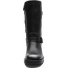 image:imageGLOBALWIN Womens Motorcycle Boots Fall Fashion Mid Calf Boots For Women Square Toe Low Heel24yy02 Distressed Silver