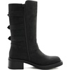 image:imageGLOBALWIN Womens Motorcycle Boots Fall Fashion Mid Calf Boots For Women Square Toe Low HeelBlack