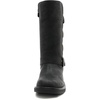 image:imageGLOBALWIN Womens Motorcycle Boots Fall Fashion Mid Calf Boots For Women Square Toe Low HeelBlack