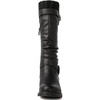 image:imageGLOBALWIN Womens Motorcycle Boots Mid Calf Boots Low Heels22yy05 Black