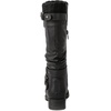 image:imageGLOBALWIN Womens Motorcycle Boots Mid Calf Boots Low Heels22yy05 Black