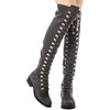 image:imageGLOBALWIN Womens Over The Knee Thigh High Tall Boots for Women Long Boots with Side Zipper18yy26 Grey2