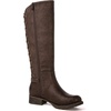 image:imageGLOBALWIN Womens Quilted Knee High Fashion Boots Strappy Boots For Women21yy10 Brown5
