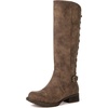 image:imageGLOBALWIN Womens Quilted Knee High Fashion Boots Strappy Boots For Women21yy10 Camel5