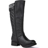 image:imageGLOBALWIN Womens Quilted KneeHigh Fashion Dressy Riding Boots17yy01 Black3