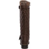 image:imageGLOBALWIN Womens Quilted KneeHigh Fashion Dressy Riding Boots17yy01 Brown
