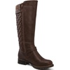 image:imageGLOBALWIN Womens Quilted KneeHigh Fashion Dressy Riding Boots17yy01 Brown