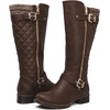 image:imageGLOBALWIN Womens Quilted KneeHigh Fashion Dressy Riding Boots17yy01 Brown