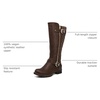 image:imageGLOBALWIN Womens Quilted KneeHigh Fashion Dressy Riding Boots17yy01 Brown