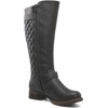 image:imageGLOBALWIN Womens Quilted KneeHigh Fashion Dressy Riding Boots17yy01 Grey