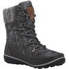 image:imageGLOBALWIN Womens Snow Boots Waterproof MidCalf Winter Boots for Women with Quilted Knit Panels Warm Fleece Lining and NonSlip Insulated Outdoor Sole1841grey