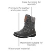 image:imageGLOBALWIN Womens Snow Boots Waterproof MidCalf Winter Boots for Women with Quilted Knit Panels Warm Fleece Lining and NonSlip Insulated Outdoor Sole1841grey