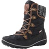 image:imageGLOBALWIN Womens Snow Boots Waterproof MidCalf Winter Boots for Women with Quilted Knit Panels Warm Fleece Lining and NonSlip Insulated Outdoor Sole1841blackBrown