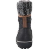 image:imageGLOBALWIN Womens Snow Boots Waterproof MidCalf Winter Boots for Women with Quilted Knit Panels Warm Fleece Lining and NonSlip Insulated Outdoor Sole1841blackBrown