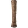 image:imageGLOBALWIN Womens Strappy Motorcycle Knee High Boots Riding Boots Back Lace Up Fall Winter Fashion Knee High Boots For Women22yy07 Camel2