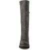 image:imageGLOBALWIN Womens Strappy Motorcycle Knee High Boots Riding Boots Back Lace Up Fall Winter Fashion Knee High Boots For Women22yy07 Grey