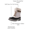 image:imageGLOBALWIN Womens Waterproof Winter Boots Snow Boots For Women1910 White