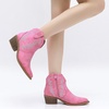image:imageGLOBALWIN Womens Western Boots Ankle Cowboy Boots For Women23yy06 Pink