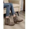 image:imageGLOBALWIN Womens Western Boots Ankle Cowboy Boots For Women25yy09 Brown