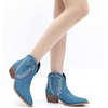 image:imageGLOBALWIN Womens Western Boots Ankle Cowboy Boots For Women2yy06 Denim Blue