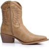 image:imageGLOBALWIN Womens Western Charm Cowgirl Boots Mid Calf Comfy Cowboy Boots For Women With Pointed Toe23yy07 Kahki