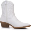 image:imageGLOBALWIN Womens Western Charm Cowgirl Boots Mid Calf Comfy Cowboy Boots For Women With Pointed Toe23yy07 White