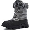 image:imageGLOBALWIN Snow Boots for Women Comfortable Winter Boots For Women Waterproof Fluffy Faux Fur Ankle Booties WaterResistant Short Boots For Women Warm Fur Boots LaceUp Outdoor Shoes21yy27 Gray