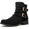 image:imageGLOBALWIN Womens Ankle Boots Fashion Booties For Women Low Heel21yy09 Black2