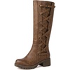 image:imageGLOBALWIN Womens Boots Back Lace Up Fall Winter Fashion Knee High Boots For Women22yy08 Camel