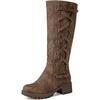 image:imageGLOBALWIN Womens Boots Back Lace Up Fall Winter Fashion Knee High Boots For Women22yy08 Camel2