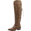 image:imageGLOBALWIN Womens Cowboy Western Fashion Over The Knee Thigh High Cowgirl Boots Low Heel23yy08 Camel