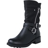 image:imageGLOBALWIN Womens Fall Fashion Biker Boots Mid Calf Boots18yy05 Black