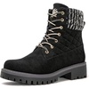 image:imageGLOBALWIN Womens Fall Winter Quilted Ankle Boots  Warm Fleece Lined Winter Booties Combat Boots For Snow and Rain NonSlip Fashion Ankle Booties1915 Black3