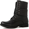 image:imageGLOBALWIN Womens Fashion Low Heels Lace Up Ankle Boots22yy06 Black
