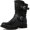 image:imageGLOBALWIN Womens Fur Booties Fashion Combat Ankle Boots For Women17yy12 Black2