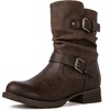 image:imageGLOBALWIN Womens Fur Booties Fashion Combat Ankle Boots For Women17yy12 Brown2