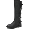 image:imageGLOBALWIN Womens Knee High Boots Horseback Riding Tall Boots For Women With Low Heel Comforable For Walking23yy17 Black