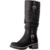 image:imageGLOBALWIN Womens KneeHigh Riding Boots Tall Fashion Boots with Chunky Low Heel amp Side Zipper Everyday Wear Casual Boots For Women19yy15 Black