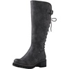image:imageGLOBALWIN Womens Lace Up Back Knee High Fashion Boots19yy29grey