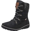 image:imageGLOBALWIN Womens Snow Boots Waterproof MidCalf Winter Boots for Women with Quilted Knit Panels Warm Fleece Lining and NonSlip Insulated Outdoor Sole1841black