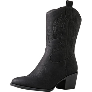image:imageGLOBALWIN Cowboy Boots for Women MidCalf Western Style19yy17black
