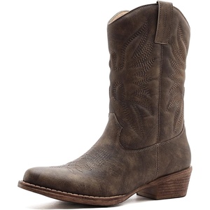 image:imageGLOBALWIN Cowboy Boots for Women MidCalf Western Style25yy02brown