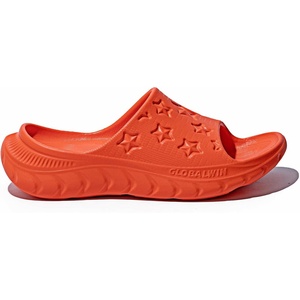 image:imageGLOBALWIN Recovery Slides For Women Mia Comfortable Sandals With Arch Support Indoor Outdoor Cloud Slippers Reduce Stress on Feet LightweightSs231 Vibrant Orange