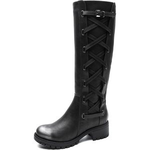 image:imageGLOBALWIN Womens Boots Back Lace Up Fall Winter Fashion Knee High Boots For WomenSilver